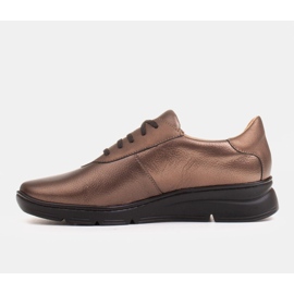 Radoskór Chaussures femme dorées confortables pour un pied plus large d'or 5
