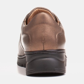 Radoskór Chaussures femme dorées confortables pour un pied plus large d'or 4