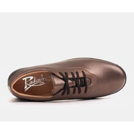 Radoskór Chaussures femme dorées confortables pour un pied plus large d'or 9