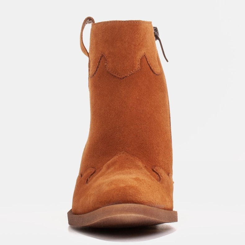 Marco Shoes Boots en daim naturel orange sans isolation 1