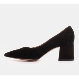Marco Shoes Escarpins élégants en daim noir 1434P le noir 7