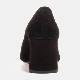 Marco Shoes Escarpins élégants en daim noir 1434P le noir 3