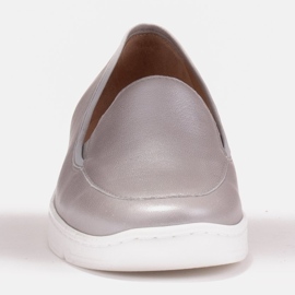 Radoskór Chaussures femme argentées confortables pour un pied plus large 1