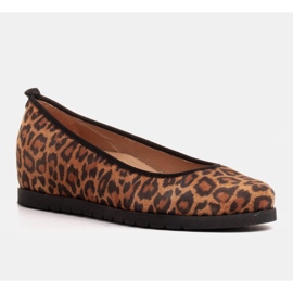Marco Shoes Chaussures légères avec un dessous très doux et un gousset caché brun 1