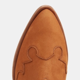 Marco Shoes Boots non isolées avec empiècements en daim et ondulations brun 8