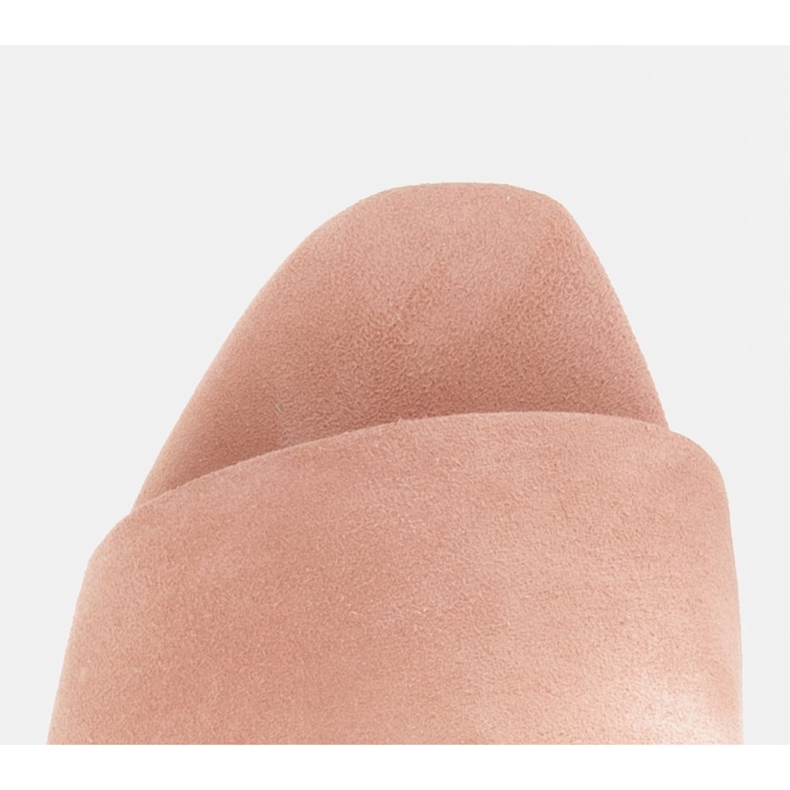 Marco Shoes Chaussons pour femmes Marco en daim naturel rose 2 Marco Shoes Chaussons pour femmes Marco en daim naturel rose 2