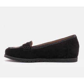 Marco Shoes Chaussures légères avec un dessous très doux et un gousset caché le noir 3