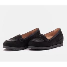Marco Shoes Chaussures légères avec un dessous très doux et un gousset caché le noir 4