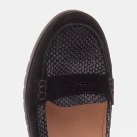 Marco Shoes Chaussures légères avec un dessous très doux et un gousset caché le noir 7