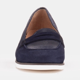 Marco Shoes Chaussures légères avec un dessous très doux et un gousset caché bleu marin 2
