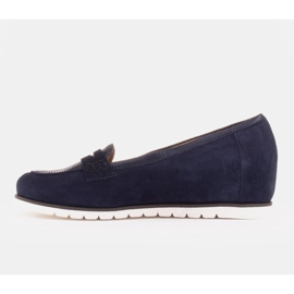 Marco Shoes Chaussures légères avec un dessous très doux et un gousset caché bleu marin 4