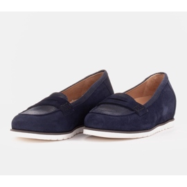 Marco Shoes Chaussures légères avec un dessous très doux et un gousset caché bleu marin 6