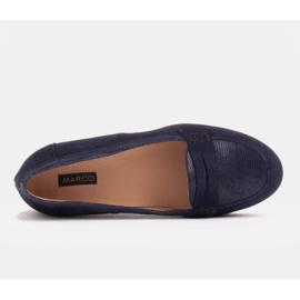 Marco Shoes Chaussures légères avec un dessous très doux et un gousset caché bleu marin 7