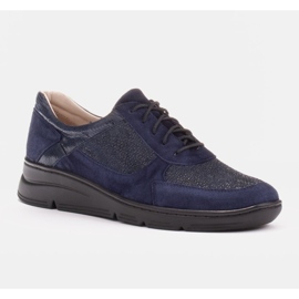 Radoskór Des chaussures confortables pour un pied plus large sur une semelle légère bleu marin 1