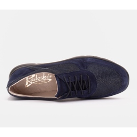 Radoskór Des chaussures confortables pour un pied plus large sur une semelle légère bleu marin 7
