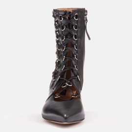 Marco Shoes Bottes tressées avec une sangle noir 1