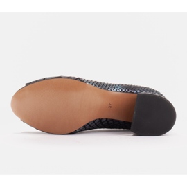 Marco Shoes Chaussures pour femmes confortables avec un devant ouvert bleu marin 5