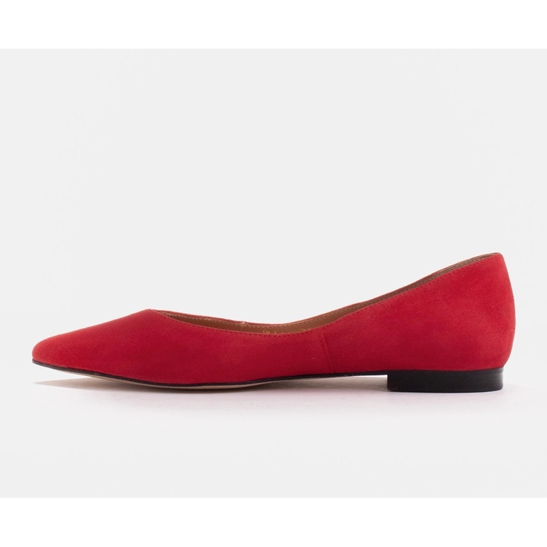 Marco Shoes Ballerines femme à pans bas rouge 1 Marco Shoes Ballerines femme à pans bas rouge 1