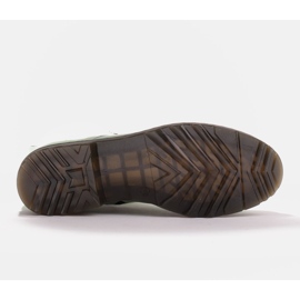 Marco Shoes Bottines hautes, bottines nouées sur une semelle translucide vert 9