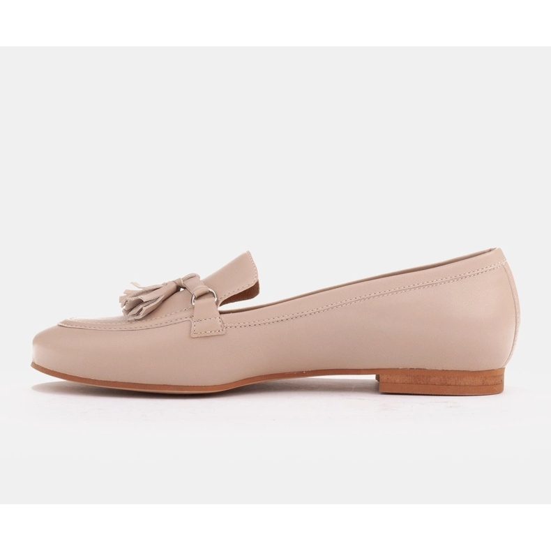 Marco Shoes Mocassins en cuir pleine fleur avec ornement 1983P-007-1 beige 2 Marco Shoes Mocassins en cuir pleine fleur avec ornement 1983P-007-1 beige 2