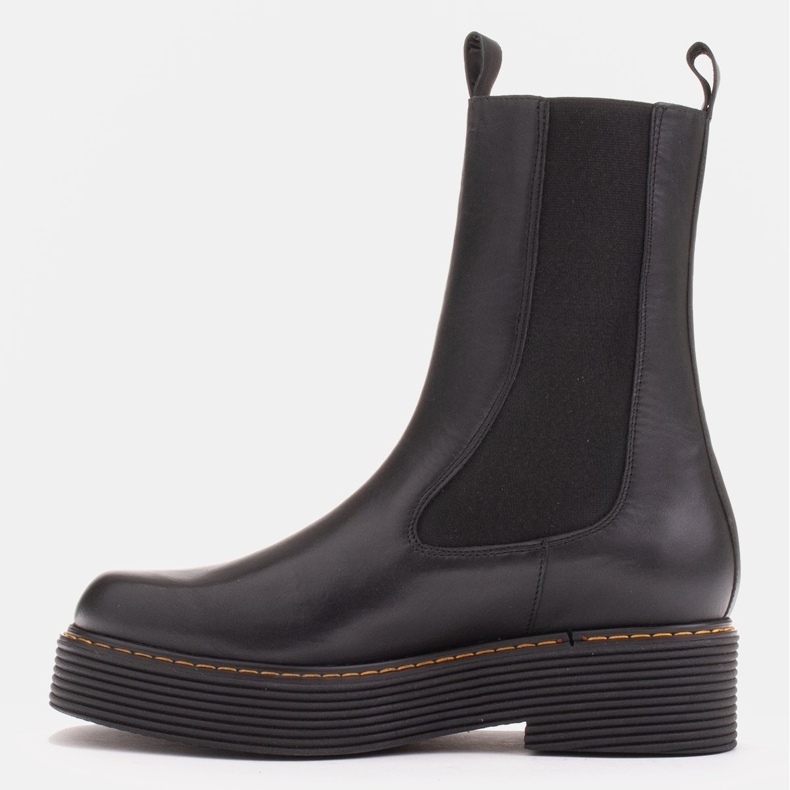 Marco Shoes Bottes Greta avec caoutchouc élastique noir 1