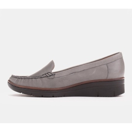 Radoskór Mocassins femme gris confortables pour un pied plus large 4