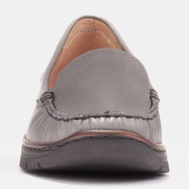 Radoskór Mocassins femme gris confortables pour un pied plus large 2