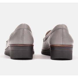Radoskór Mocassins femme gris confortables pour un pied plus large 6