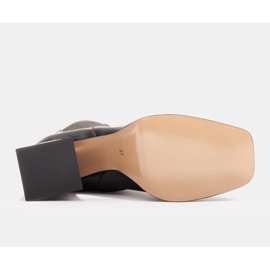 Marco Shoes Bottines à plateforme avec tige en caoutchouc le noir 6