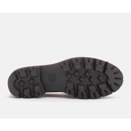 Marco Shoes Mocassins avec une chaîne dorée sur une semelle légère le noir 6
