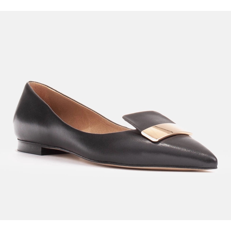 Marco Shoes Ballerines à languette décorative noir 1