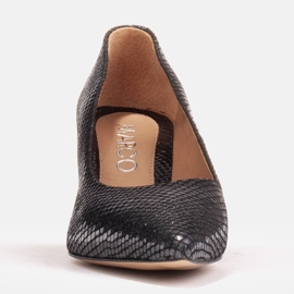 Marco Shoes Escarpins en daim naturel le noir 2