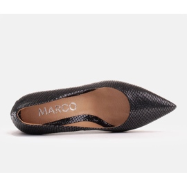 Marco Shoes Escarpins en daim naturel le noir 6