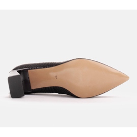 Marco Shoes Escarpins en daim naturel le noir 7