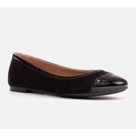Marco Shoes Ballerines confortables avec bordure le noir 1