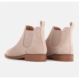Marco Shoes Bottines Chelsea en daim avec caoutchouc 2210B-813-1 beige 7