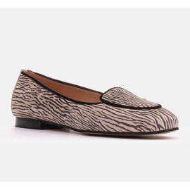 Marco Shoes Ballerines confortables avec une semelle intérieure souple beige 1