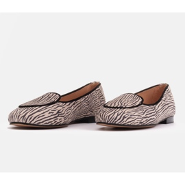 Marco Shoes Ballerines confortables avec une semelle intérieure souple beige 3