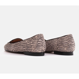 Marco Shoes Ballerines confortables avec une semelle intérieure souple beige 4