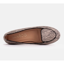 Marco Shoes Ballerines confortables avec une semelle intérieure souple beige 6