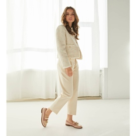 Marco Shoes Mocassins à franges décoratives beige rose 1