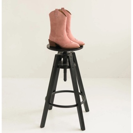 Marco Shoes Bottines en daim naturel rose 6