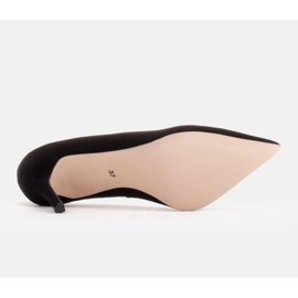 Marco Shoes Escarpins en daim élégants le noir 6