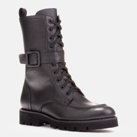 Marco Shoes Bottes en cuir pleine fleur le noir 1 Marco Shoes Bottes en cuir pleine fleur le noir 1