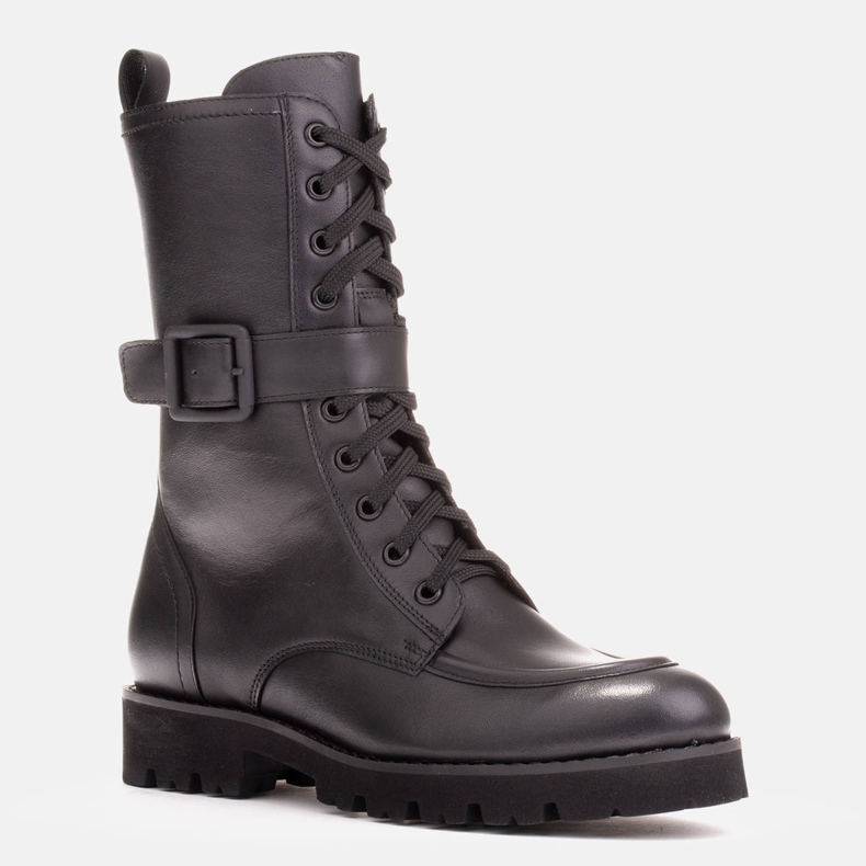 Marco Shoes Bottes en cuir pleine fleur le noir 1 Marco Shoes Bottes en cuir pleine fleur le noir 1