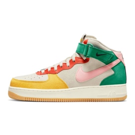 Nike Air Force 1 Mid M DR0158-100 beige rose multicolore vert jaune 4