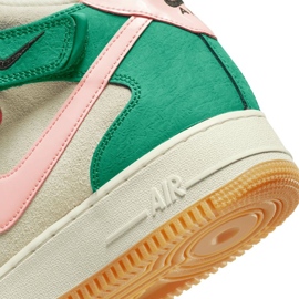 Nike Air Force 1 Mid M DR0158-100 beige rose multicolore vert jaune 6