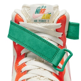 Nike Air Force 1 Mid M DR0158-100 beige rose multicolore vert jaune 7