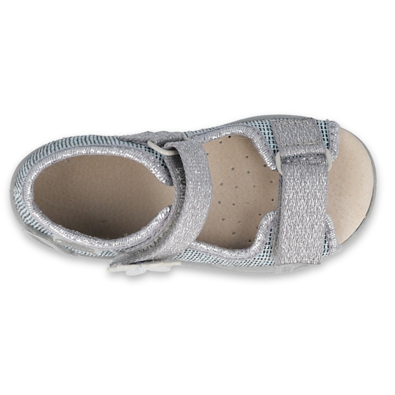 Chaussures enfant Befado jaune 342P023 bleu argent gris 3