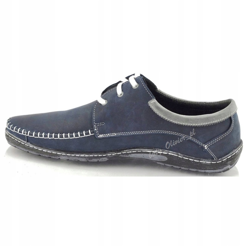 Mario Pala Chaussures homme 539 bleu marine 2